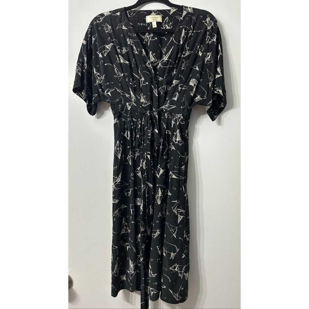 Moulinette souers silk origami bird dress size 2